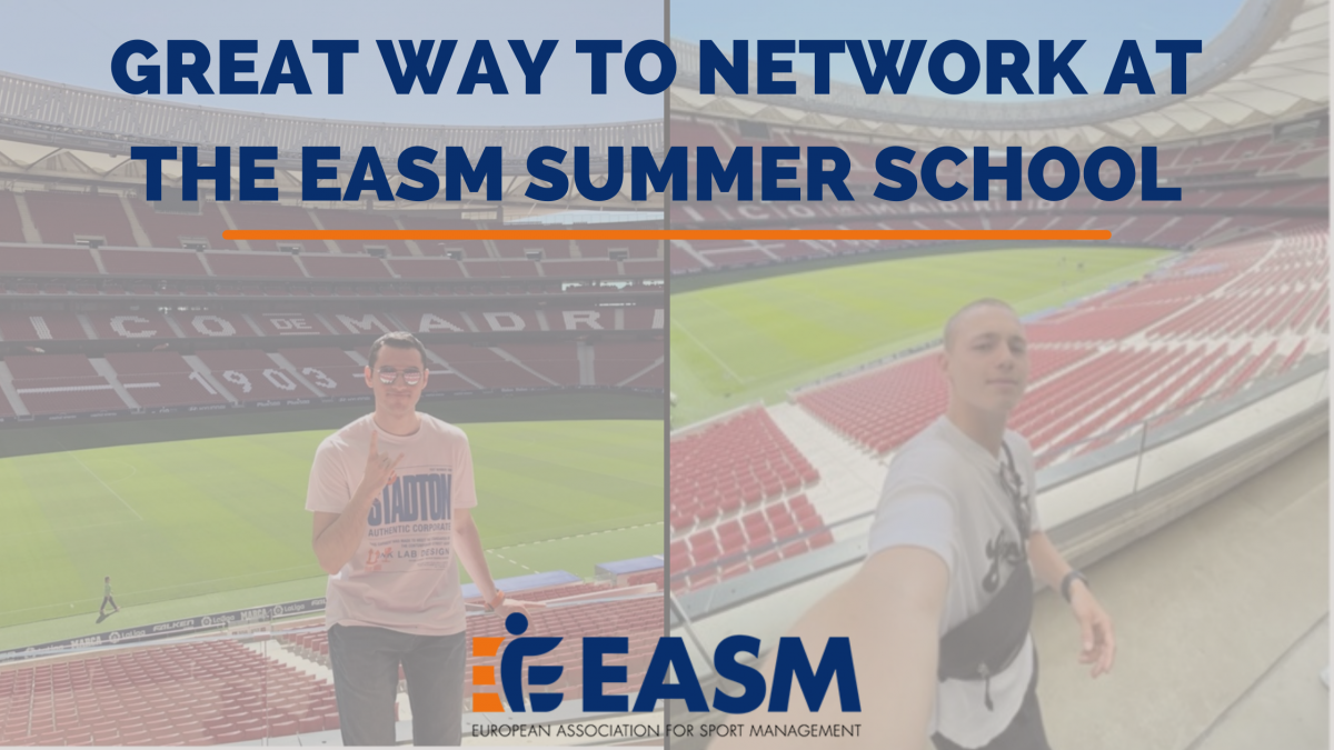 Great way to network at the EASM Summer School
