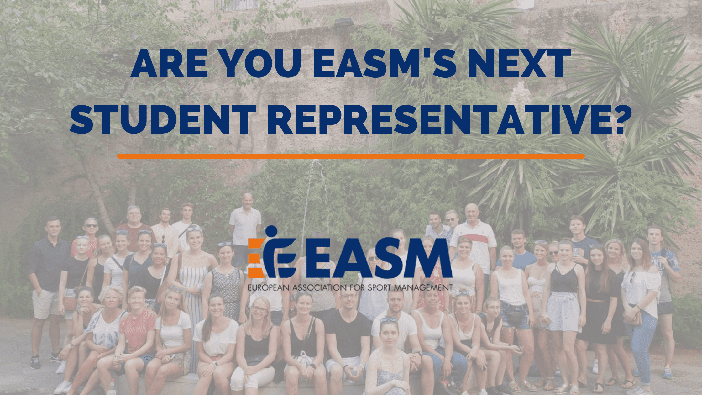Are you EASM's next Student Representative?